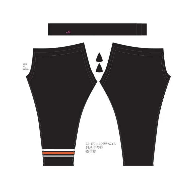 Tonton Sportswear voor het tweede project van zwarte leggings schermdrukken leggings