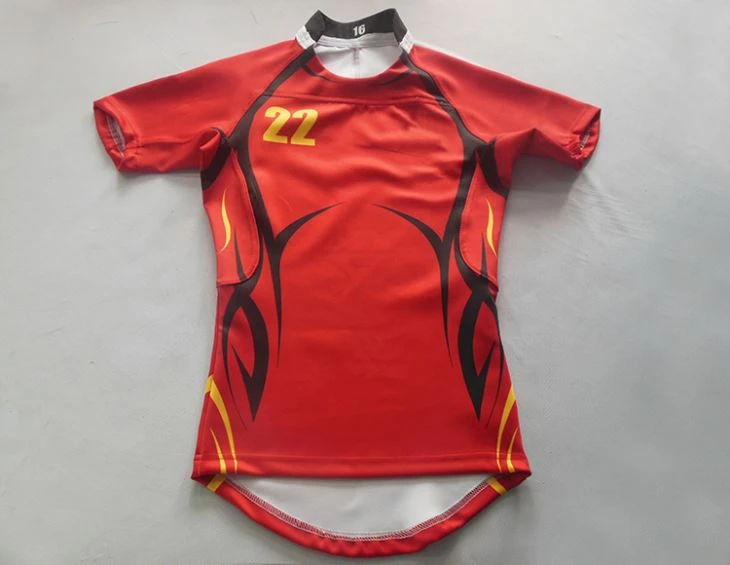 Milieubescherming Aangepaste Sublimatie Rugby Jersey