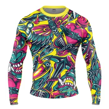 Aangepaste Rash Guards - Gepersonaliseerde UV-bescherming Rash Guard voor heren en dames